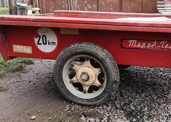 Pneu na diskách CZ prase,Tera - 7