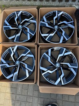 ORIGINÁL Alu Škoda SAGITARIUS R20, 5x112 - ZÁNOVNÍ, TOP STAV - 7