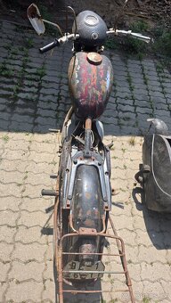 ČZ 175, TYP 450, z roku 1961 včetně vozíku PAV 40 - 7