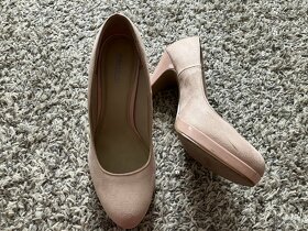 Semisove světle růžové/telove lodičky vel. 36 - 7