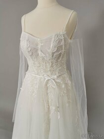 Luxusní nenošené svatební šaty, Lucile, XS/S - 34/36 EU - 7