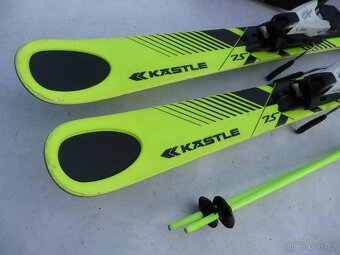 Lyže KASTLE - 130 cm + boty DALBELLO 37 eu + HOLE - set - 7