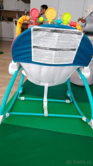 Židle Fisher Price lehátko houpačka houpací křeslo - 7
