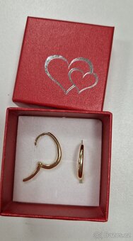 Krásné pozlacené naušnice - 7