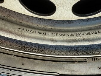 Michelin 205/65 R16 C letní + ráfky 6,5J x 16 H2 ET 51 VW - 7