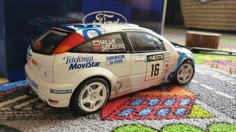 Ford Focus wrc 1:18 rally rarita Petter Solberg, Action - 7