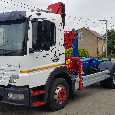 MERCEDES BENZ ATEGO 1224 hákový nosič + hydr. ruka - 7