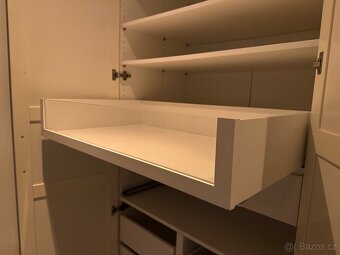 IKEA PAX v krémově bílé barvě s šuplíky - 7