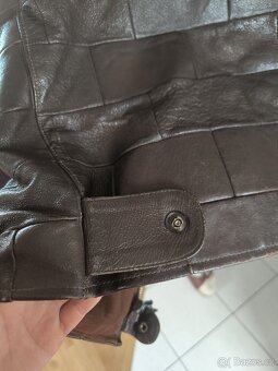 Kožená motorkářská bunda - 7