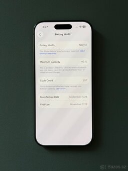 iPhone 16 Pro 128 GB Natural Titanium - záruka, TOP stav - 7
