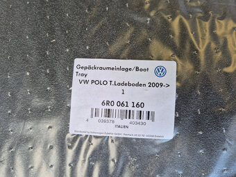 Nová originál ochranná vana do kufru VW Polo (6R) - 7