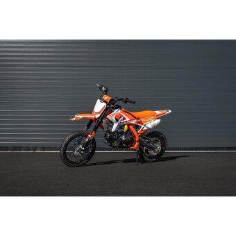 Pitbike Leramotors Thunder 125, poloautomat, 14/12, zeleny - 7