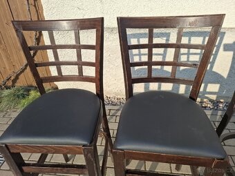 3x barové  židle - 7