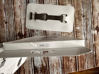 Apple 49mm Natural Titanium Milanese Loop - Small - 7