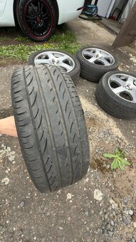 Alu kola 5x100 R17 Santa Monica originál + letní pneu - 7