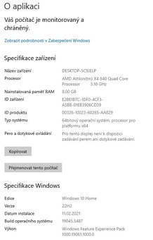 Prodám PC zn. HP Pavilion, rychlý, HDD 1TB+SSD120GB - 7