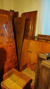 ložnice styl retro /přelom /50. a 60.let./ dýha kořen.ořech/ - 7