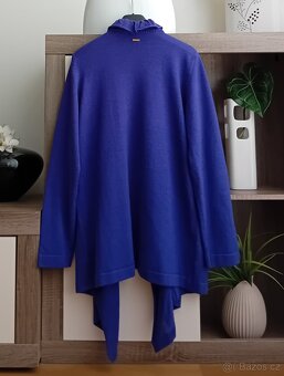 Escada dámský luxusní kardigan vel. L vlna + hedvábí - 7