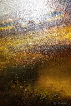 Krajina s řekou, G.Nesvadba, 1050 × 730 mm - 7