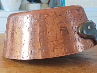 PROFESIONÁLNÍ MĚDĚNÝ HRNEC BAUMALU ALSASKO FRANCIE 70.LÉTA - 7