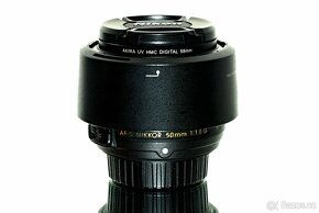 Nikon AF-S Nikkor 50mm f/1,8G + UV filtr TOP STAV - 7