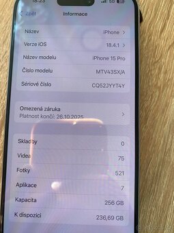 iPhone 15 pro 256 gb - 7