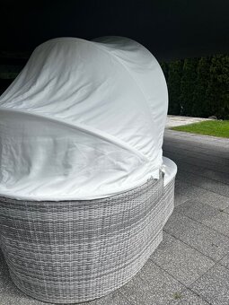 Luxusní zahradní postel / křeslo s polstarkami - 7