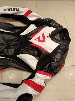 Rebelhorn Rebel Lady-Dámská kožená moto kombinéza, jednodíl - 7