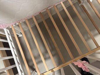 Bílá postýlka top stav - 7