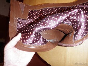 kožené kozačky zn. Tommy Hilfiger - vel. 38 - 7