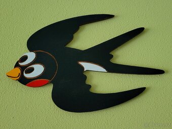 Dřevěná dekorace na zeď - 7