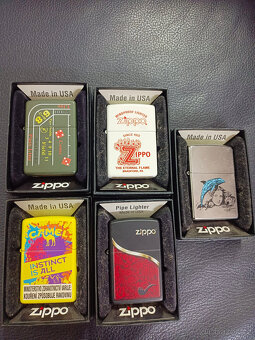 Zapalovače Zippo 5 kusů, krásný stav - 7