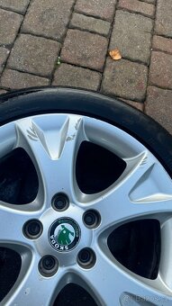 Originální Alu kola Škoda 17”, 1Z0 601 025 Q, 7Jx17H2, ET54 - 7