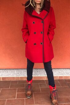 Kvalitní vlněný kabát - L/XL - 7