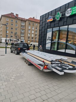 Přeprava/odtah vozidel a strojů (plošina 7×2,1 m, 2,8 t) - 7