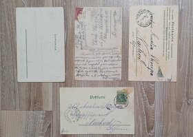 Staré pohledy Děti a Květiny - 7