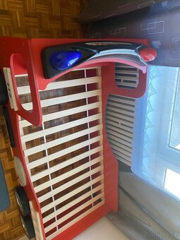 Dětská velmi dobrá postel “Hasičské auto” - 7