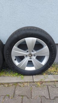 Alu kola 5x112 r17 originál Škoda Superb 3 Triton - 7