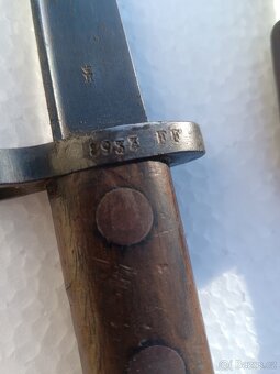 Holandský Bodák bajonet Hembrug vz M95 zkrácený - 7