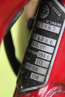 ČZ 175/470 sport r.v. 1968 původní lak, linky, kryt řetězu - 7