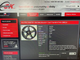 Alu kola 17 Alutec Raptr Racing Black 5x100 - 7
