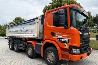 Scania G 500 XT 8x4 BORDMATIC třístranný sklápěč - 7