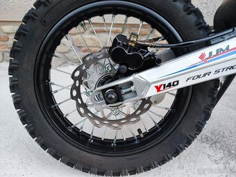 JJM PITBIKE Y140 DUAL PURPOSE 17/14 červená - stav nové moto - 7