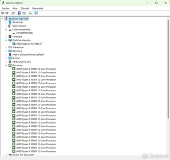 🖥️Herní PC RYZEN 9 5900X,RX 7800XT 16 GB,32 GB RAM,1 TB SSD - 7