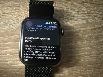 Apple Watch Series 9 45 mm Cellular Ocel Safír - 7
