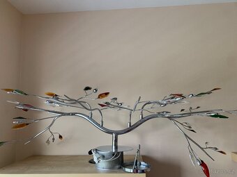 Designové stropní svítidlo / lustr "Bonsai" chrom + barevn - 7