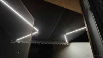 Elektrická markýza 400x350 antracit Led osvětlení - 7
