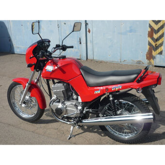 NOVÁ JAWA 350 - 640 - STYLE ČERVENÁ - S ELEKTR. STARTÉREM - 7