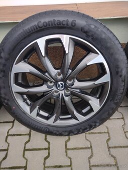ALU kola Mazda 5x114,3 R19 pneu continental - 7