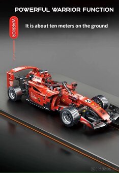 Stavebnice F1 červená, kompatibilní s LEGO - 7